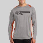 Long Sleeve Heather Colorblock Contender ™ Tee Thumbnail