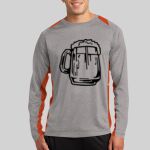 Long Sleeve Heather Colorblock Contender ™ Tee Thumbnail