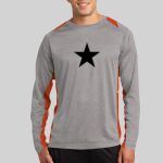 Long Sleeve Heather Colorblock Contender ™ Tee Thumbnail