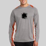 Long Sleeve Heather Colorblock Contender ™ Tee Thumbnail