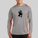 Long Sleeve Heather Colorblock Contender ™ Tee Thumbnail