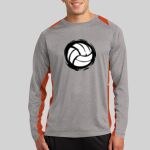 Long Sleeve Heather Colorblock Contender ™ Tee Thumbnail