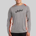 Long Sleeve Heather Colorblock Contender ™ Tee Thumbnail