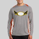 Long Sleeve Heather Colorblock Contender ™ Tee Thumbnail