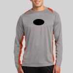 Long Sleeve Heather Colorblock Contender ™ Tee Thumbnail