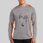 Long Sleeve Heather Colorblock Contender ™ Tee Thumbnail