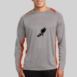 Long Sleeve Heather Colorblock Contender ™ Tee Thumbnail