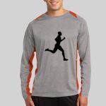 Long Sleeve Heather Colorblock Contender ™ Tee Thumbnail