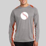 Long Sleeve Heather Colorblock Contender ™ Tee Thumbnail