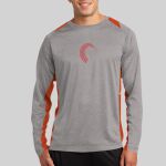 Long Sleeve Heather Colorblock Contender ™ Tee Thumbnail