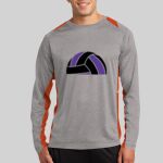 Long Sleeve Heather Colorblock Contender ™ Tee Thumbnail