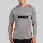 Long Sleeve Heather Colorblock Contender ™ Tee Thumbnail