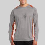 Long Sleeve Heather Colorblock Contender ™ Tee Thumbnail