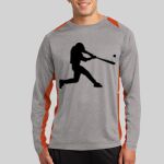 Long Sleeve Heather Colorblock Contender ™ Tee Thumbnail