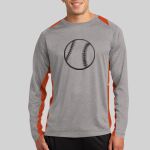 Long Sleeve Heather Colorblock Contender ™ Tee Thumbnail