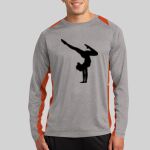 Long Sleeve Heather Colorblock Contender ™ Tee Thumbnail