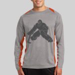 Long Sleeve Heather Colorblock Contender ™ Tee Thumbnail