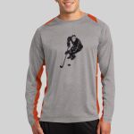 Long Sleeve Heather Colorblock Contender ™ Tee Thumbnail