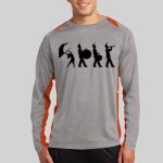 Long Sleeve Heather Colorblock Contender ™ Tee Thumbnail