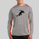 Long Sleeve Heather Colorblock Contender ™ Tee Thumbnail