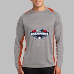 Long Sleeve Heather Colorblock Contender ™ Tee Thumbnail