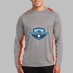 Long Sleeve Heather Colorblock Contender ™ Tee Thumbnail