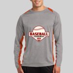 Long Sleeve Heather Colorblock Contender ™ Tee Thumbnail