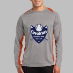 Long Sleeve Heather Colorblock Contender ™ Tee Thumbnail