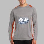 Long Sleeve Heather Colorblock Contender ™ Tee Thumbnail