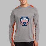 Long Sleeve Heather Colorblock Contender ™ Tee Thumbnail