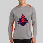 Long Sleeve Heather Colorblock Contender ™ Tee Thumbnail