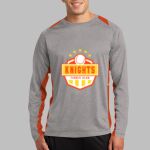 Long Sleeve Heather Colorblock Contender ™ Tee Thumbnail