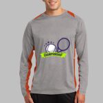 Long Sleeve Heather Colorblock Contender ™ Tee Thumbnail