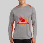 Long Sleeve Heather Colorblock Contender ™ Tee Thumbnail