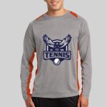 Long Sleeve Heather Colorblock Contender ™ Tee Thumbnail