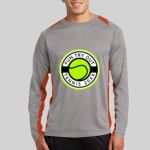 Long Sleeve Heather Colorblock Contender ™ Tee Thumbnail