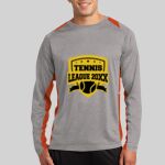 Long Sleeve Heather Colorblock Contender ™ Tee Thumbnail