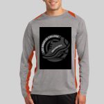 Long Sleeve Heather Colorblock Contender ™ Tee Thumbnail