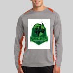 Long Sleeve Heather Colorblock Contender ™ Tee Thumbnail