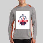Long Sleeve Heather Colorblock Contender ™ Tee Thumbnail