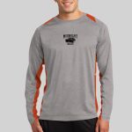 Long Sleeve Heather Colorblock Contender ™ Tee Thumbnail