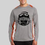 Long Sleeve Heather Colorblock Contender ™ Tee Thumbnail