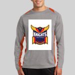 Long Sleeve Heather Colorblock Contender ™ Tee Thumbnail