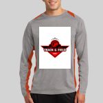 Long Sleeve Heather Colorblock Contender ™ Tee Thumbnail