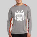 Long Sleeve Heather Colorblock Contender ™ Tee Thumbnail