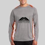 Long Sleeve Heather Colorblock Contender ™ Tee Thumbnail