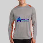 Long Sleeve Heather Colorblock Contender ™ Tee Thumbnail