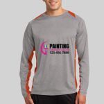 Long Sleeve Heather Colorblock Contender ™ Tee Thumbnail