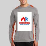 Long Sleeve Heather Colorblock Contender ™ Tee Thumbnail