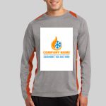 Long Sleeve Heather Colorblock Contender ™ Tee Thumbnail